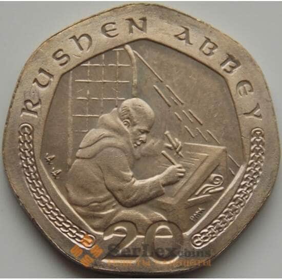 Мэн остров 20 пенсов 2000-2003 КМ1040 aUNC арт. 7579