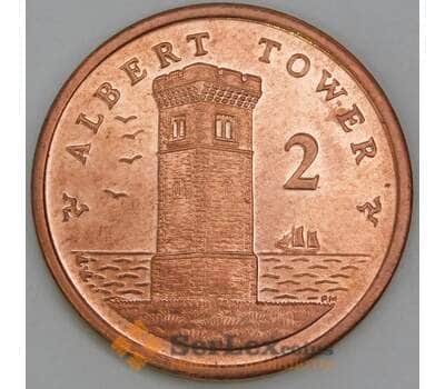 Мэн 2 пенса 2015 КМ1254 aUNC арт. 56038