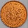 Сьерра-Леоне монета 1/2 цента 1980 КМ31 UNC арт. 43048