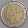 Испания монета 2 евро 2005 КМ1063 UNC 400 лет изданию романа «Дон-Кихот арт. 45622