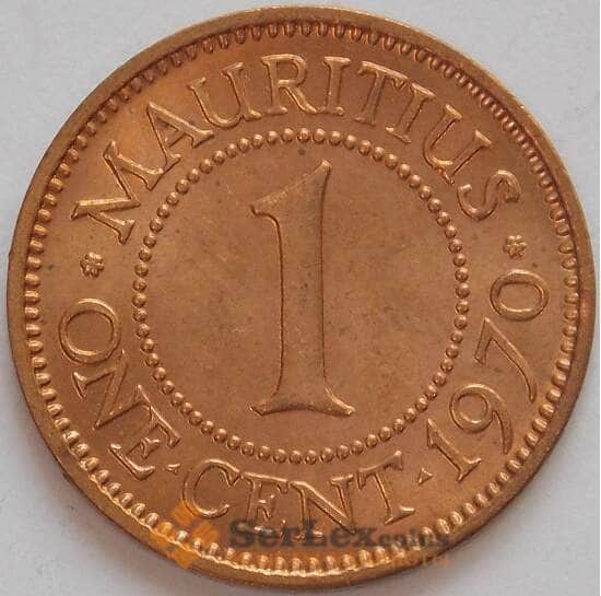 Маврикий 1 цент 1970 КМ31 UNC (J05.19) арт. 17721