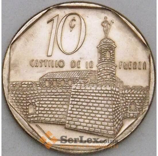 Куба 10 сентаво 1999 КМ576 UNC (J05.19) арт. 18251