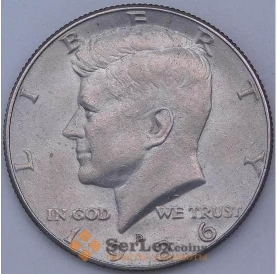 США 1/2 доллара 1986 D КМА202b AU арт. 23874