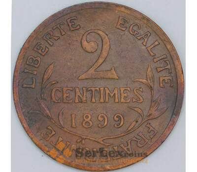 Франция 2 сантима 1899 КМ841 VF арт. 57304