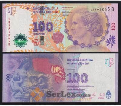 Аргентина 100 песо 2012 Р358b(1) UNC Ева Перон арт. 51855