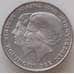 Монета Нидерланды 2 1/2 гульдена 1980 КМ201 XF Коронация королевы Беатрикс арт. 13112