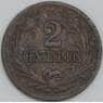 Уругвай 2 сентесимо 1945 КМ20а VF арт. 56349