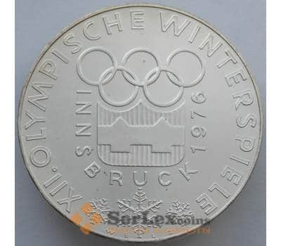 Монета Австрия 100 шиллингов 1974 КМ2926 BU Серебро Олимпиада Инсбрук (J05.19) арт. 14959