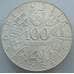 Монета Австрия 100 шиллингов 1974 КМ2926 BU Серебро Олимпиада Инсбрук (J05.19) арт. 14959