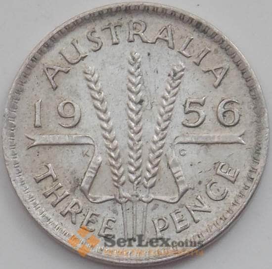 Австралия 3 пенса 1956 КМ57 VF арт. 12371
