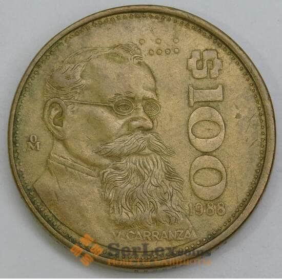 Мексика 100 песо 1988 КМ493 XF арт. 56115