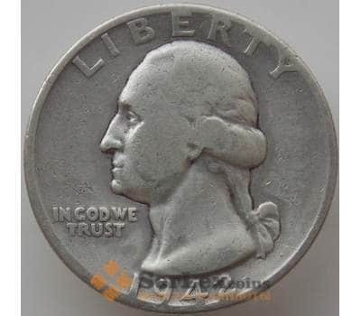 Монета США 25 центов квотер 1942 KM164 VF арт. 12398