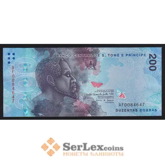 Сан-Томе и Принсипи 200 добра 2020 РW81 UNC  арт. 53825