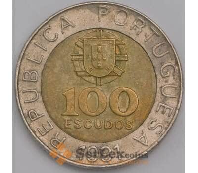 Португалия 100 Эскудо 1991 КМ645 AU арт. 41445