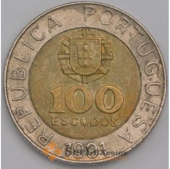 Португалия 100 Эскудо 1991 КМ645 AU арт. 41445 Португалия 100 Эскудо 1991 КМ645 AU арт. 41445