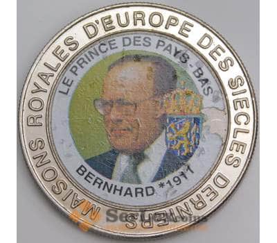 Конго монета 5 франков 1999 КМ88 Proof . Принц Бернард арт. 45871
