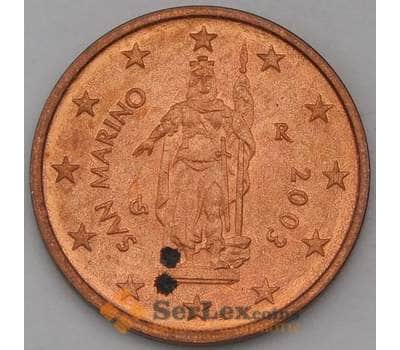 Монета Сан-Марино 2 евроцента 2003  арт. 28517