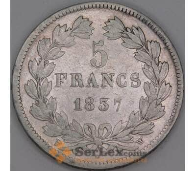 Франция 5 франков 1837 КМ749 XF арт. 51492