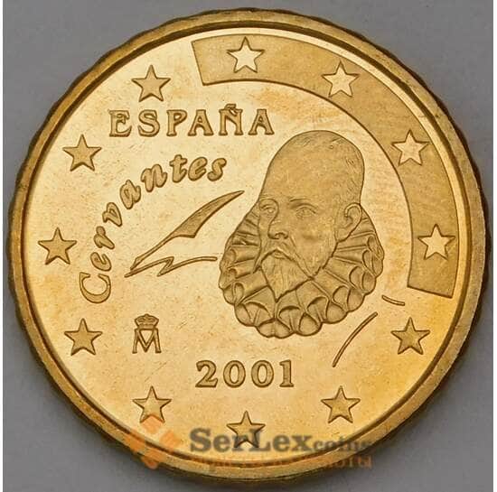 Испания 10 евроцентов 2001 BU арт. 28522