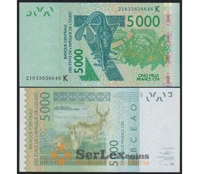 Сенегал банкнота 5000 франков 2003 Р717к UNC арт. 48361
