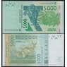 Сенегал банкнота 5000 франков 2003 Р717к UNC арт. 48361