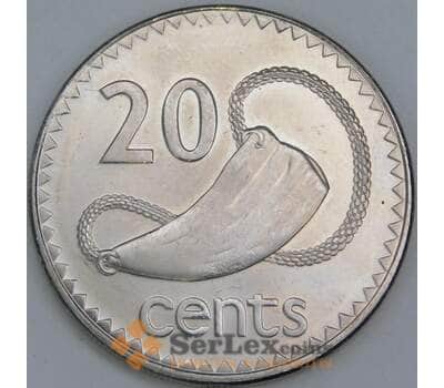 Фиджи 20 центов 2006 КМ53а UNC арт. 55354