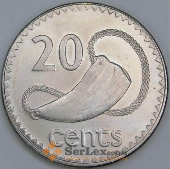 Фиджи 20 центов 2006 КМ53а UNC арт. 55354