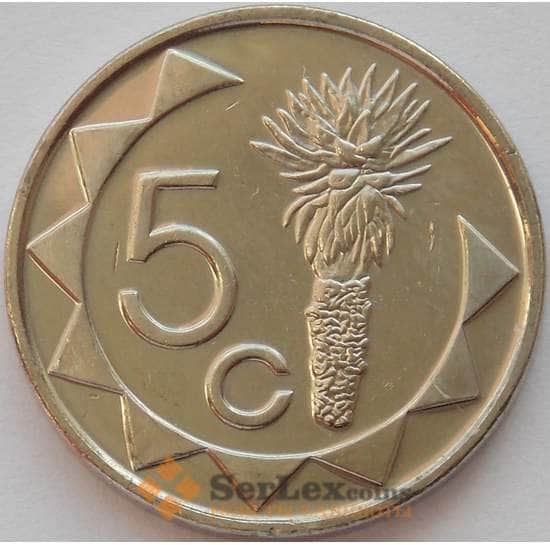 Намибия 5 центов 2002 КМ1 UNC (J05.19) арт. 16694