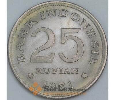 Индонезия 25 рупий 1971 КМ34 UNC арт. 56642