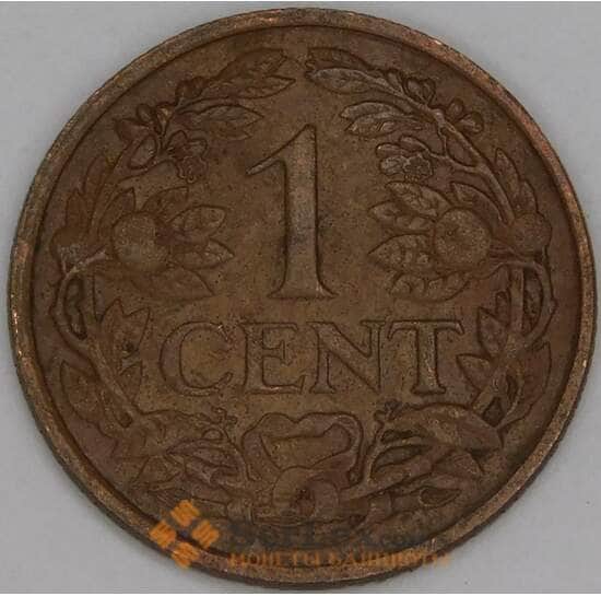 Суринам 1 цент 1960 КМ10а VF арт. 52904