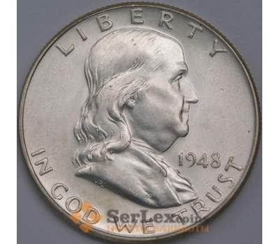 Монета США 1/2 доллара 1948 КМ199 UNC яркий штемпельный блеск арт. 40327