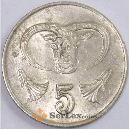 Кипр 5 центов 1985 КМ55.2 AU (J05.19) арт. 17860