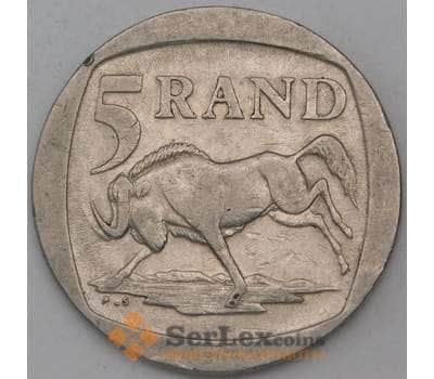 Монета Южная Африка ЮАР 5 Рандов 1995 КМ140 VF арт. 28471