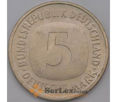 Монета Германия 5 марок 1989 D КМ140.1 Proof арт. 31382