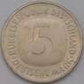 Германия 5 марок 1989 D КМ140.1 Proof арт. 31382
