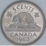 Канада 5 центов 1963 КМ57 VF арт. 56569