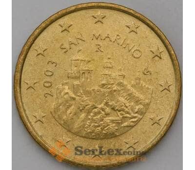 Монета Сан-Марино 50 евроцентов 2003 UNC арт. 28511