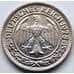 Монета Германия 50 пфеннигов 1928 D КМ49 XF арт. С04974