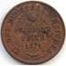 Монета Германия - Баден 1 крейцер 1871 КМ252 XF арт. С04994