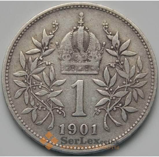 Австрия 1 корона 1901 VF КМ2804 Серебро арт. 5070