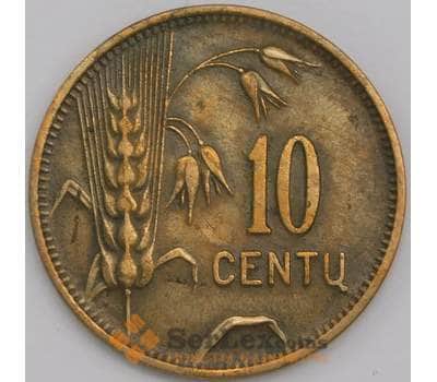 Монета Литва 10 центов 1925 КМ73 XF арт. 5075
