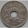 Франция 25 сантим 1921 КМ867а VF арт. 5092