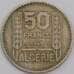 Монета Алжир 50 франков 1949 КМ92 VF арт. 5114