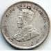 Монета Цейлон 25 центов 1920 КМ105а VF Серебро арт. 5120