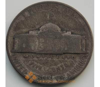 Монета США 5 центов 1945 KM192а P F арт. 5135