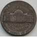 Монета США 5 центов 1945 KM192а P F арт. 5135