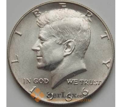 Монета США 1/2 доллара 1966 КМ202а Серебро Кеннеди арт. 5140