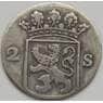Нидерланды 2 стивера 1755 КМ48 F Серебро арт. 5152