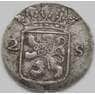 Нидерланды 2 стивера 1779 КМ48 VF Серебро арт. 5153