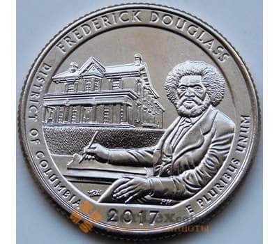 Монета США 25 центов 2017 37 парк Историческое место Фредерика Дугласа D арт. 5198